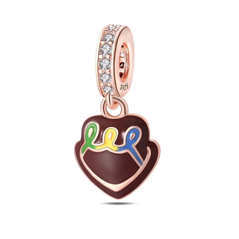 Liora Atelier Chocolate Cake Dangle Charm