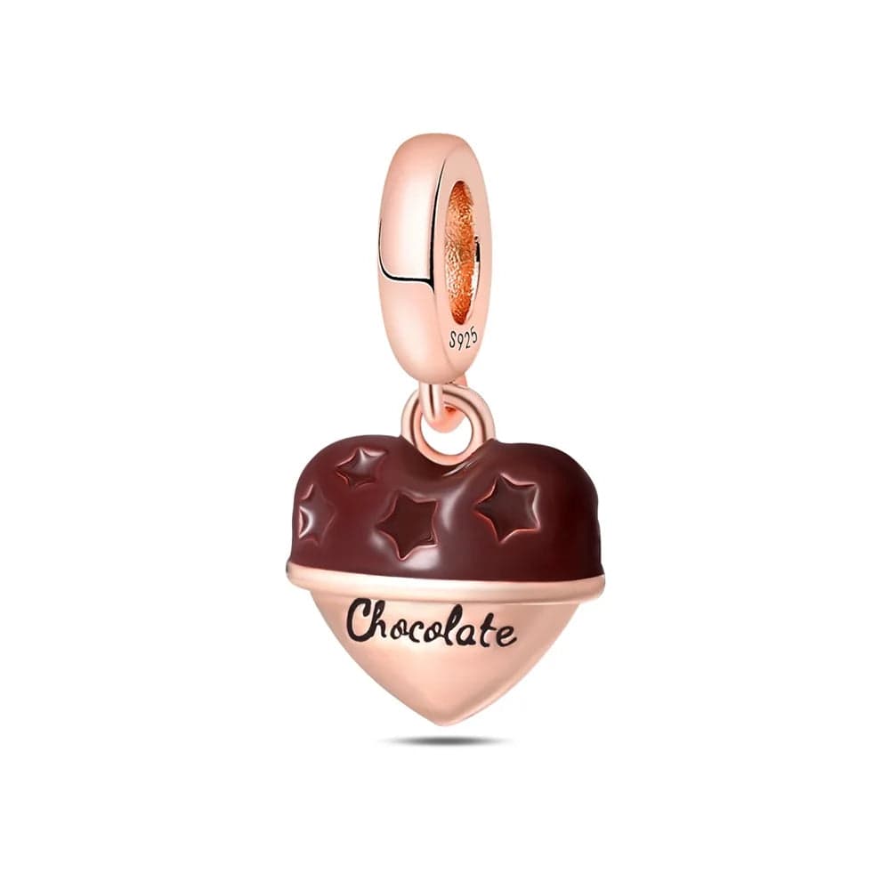 Liora Atelier Chocolate Heart Dangle Charm
