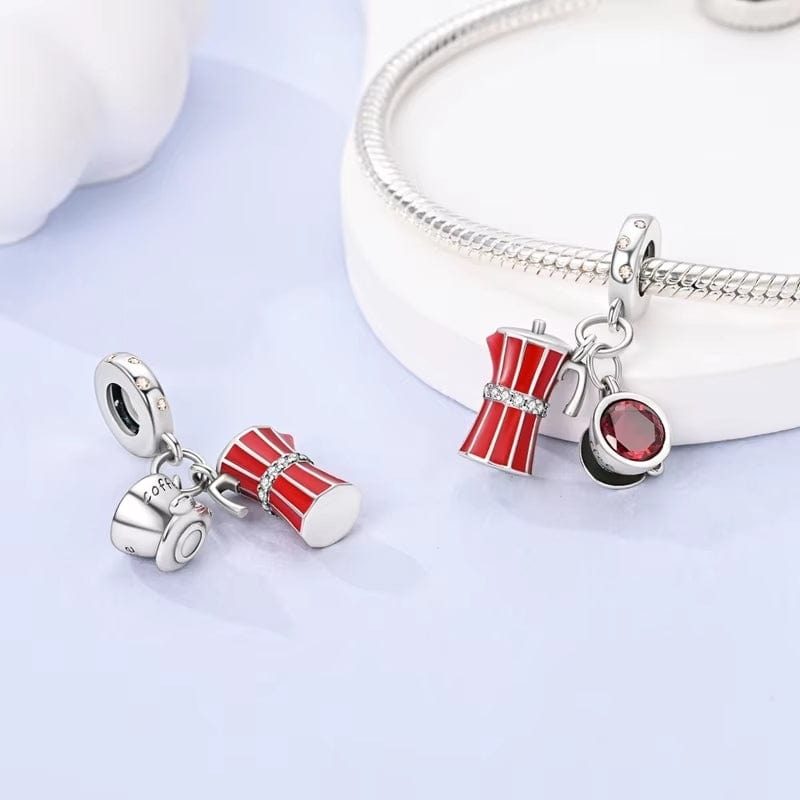 Liora Atelier Coffee Maker with Coffee Cup Dangle Charm