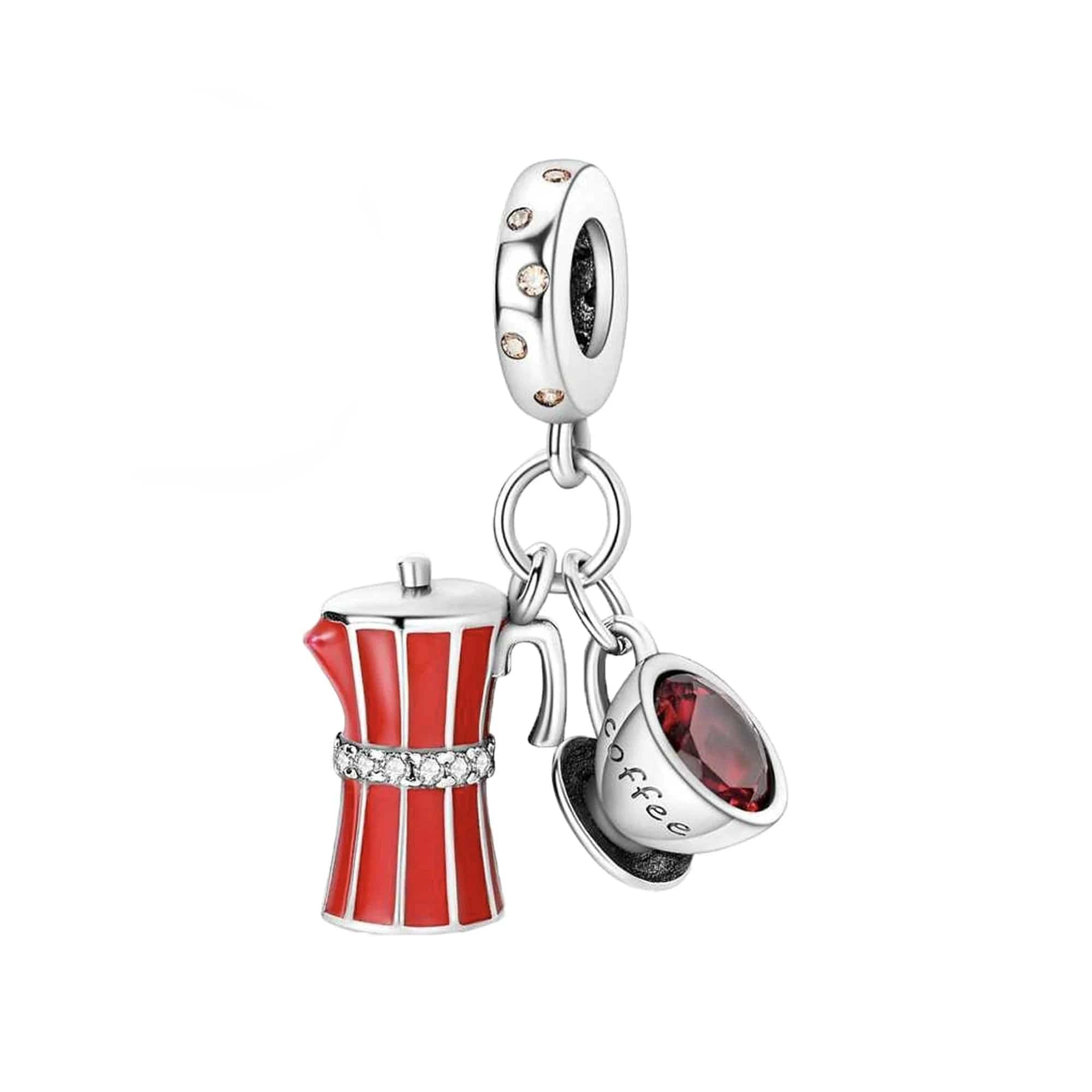 Liora Atelier Coffee Maker with Coffee Cup Dangle Charm
