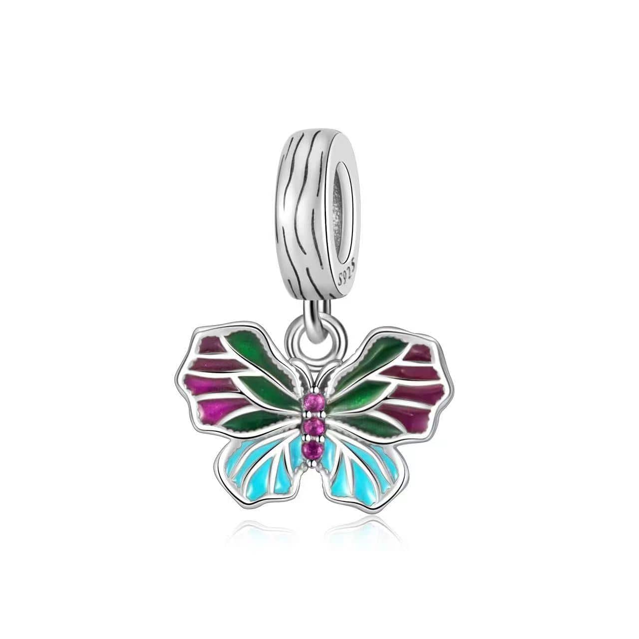 Liora Atelier Colorful Butterfly Dangle Charm