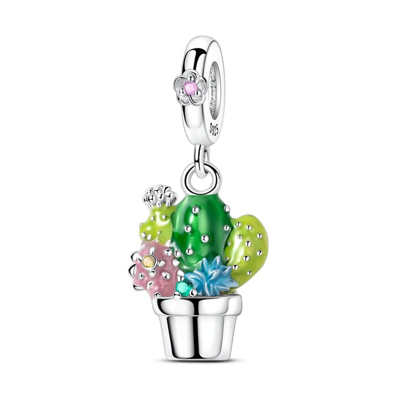 Liora Atelier Colorful Cactus Dangle Charm