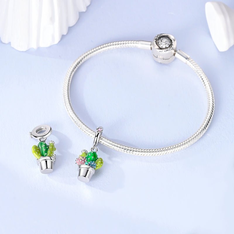 Liora Atelier Colorful Cactus Dangle Charm