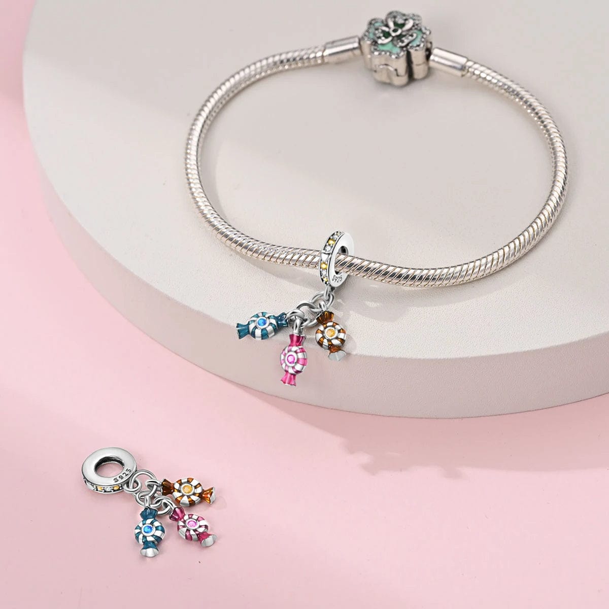 Liora Atelier Colorful Candy Triple Dangle Charm
