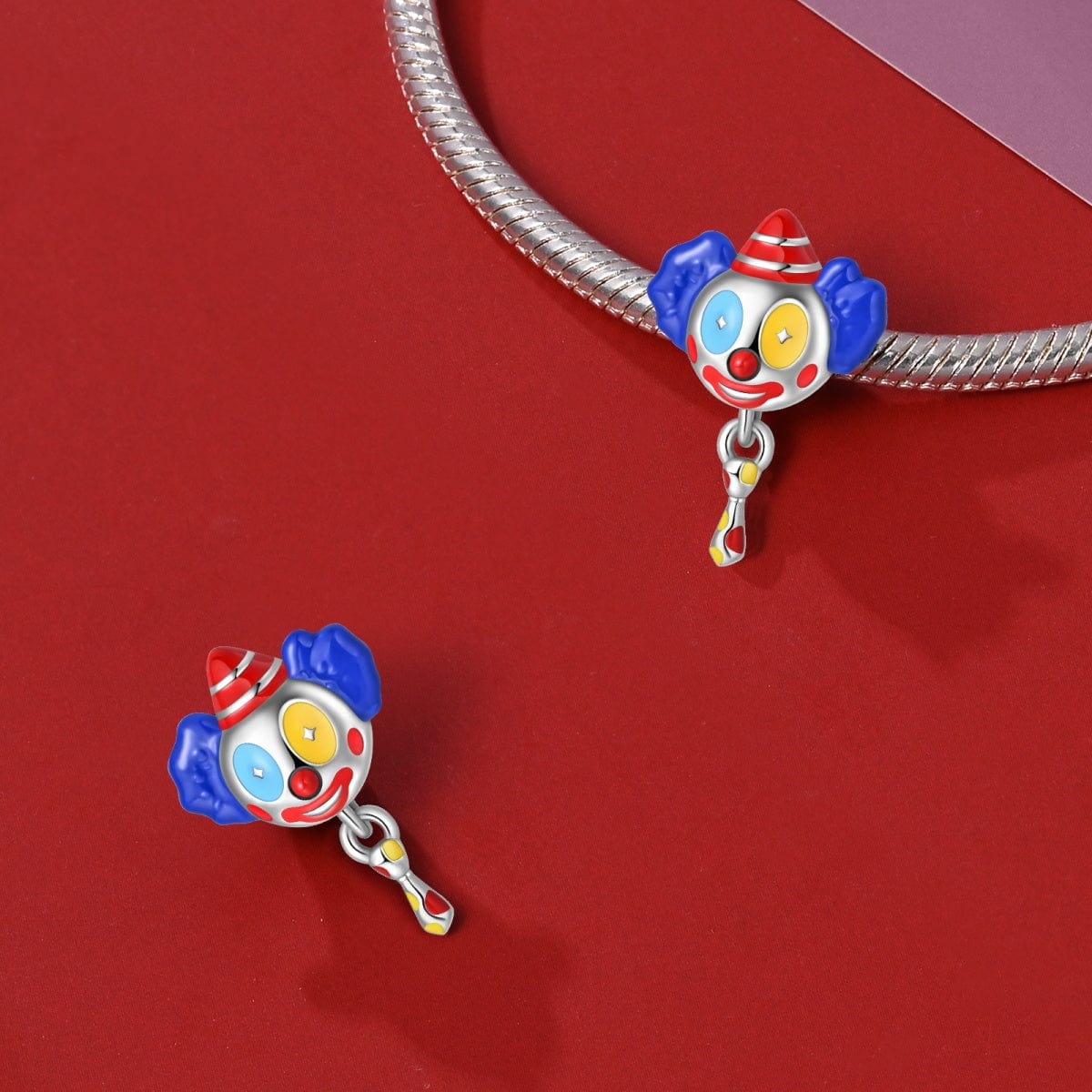Liora Atelier Colorful Circus Clown Charm