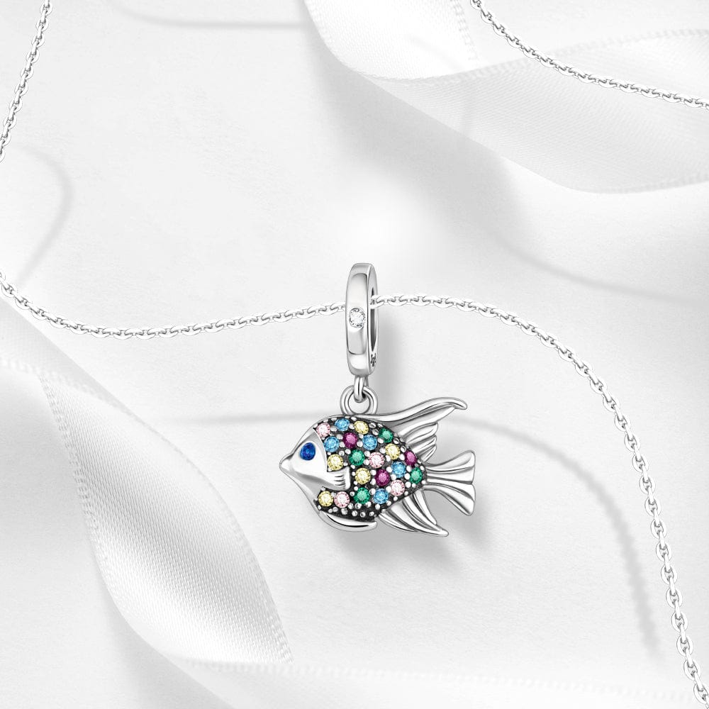 Liora Atelier Colorful Gemstone Fish Charm