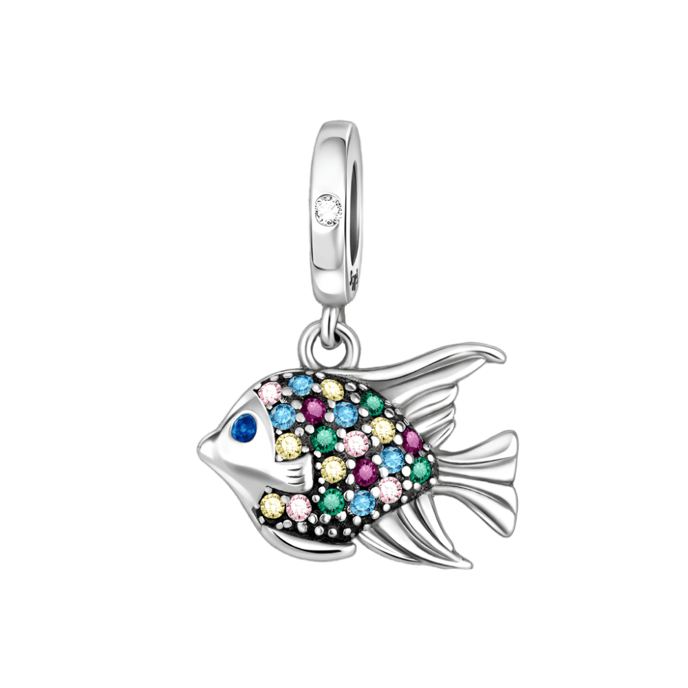 Liora Atelier Colorful Gemstone Fish Charm