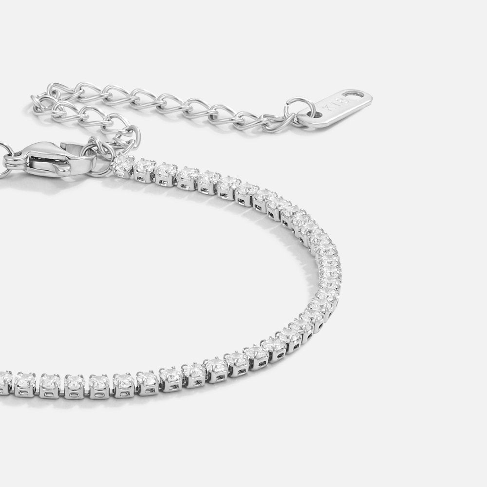 Cordelia Silber Tennisarmband
