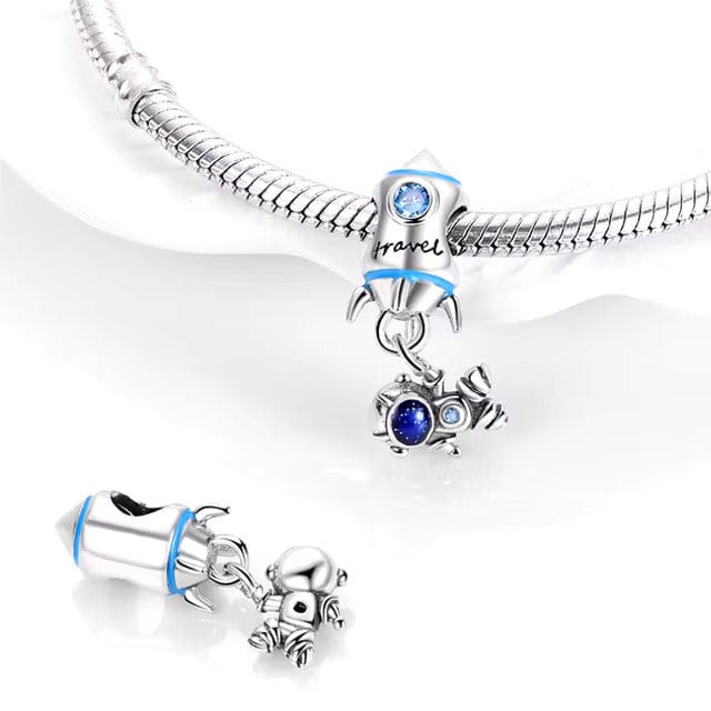 Liora Atelier Cosmic Rocket & Astronaut Travel Charm
