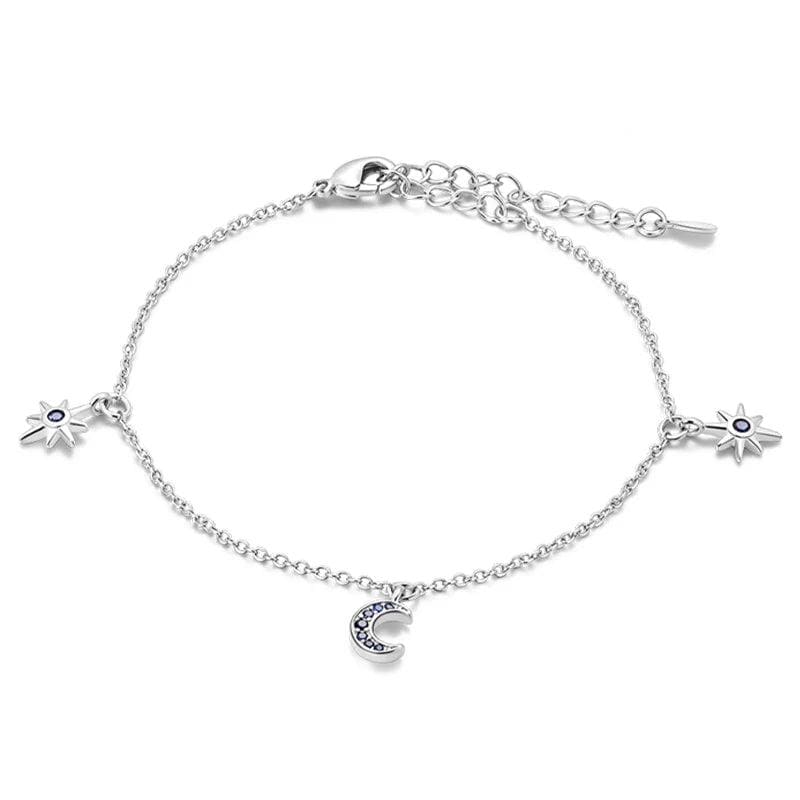 Liora Atelier Crescent Moon and Star Charm Bracelet