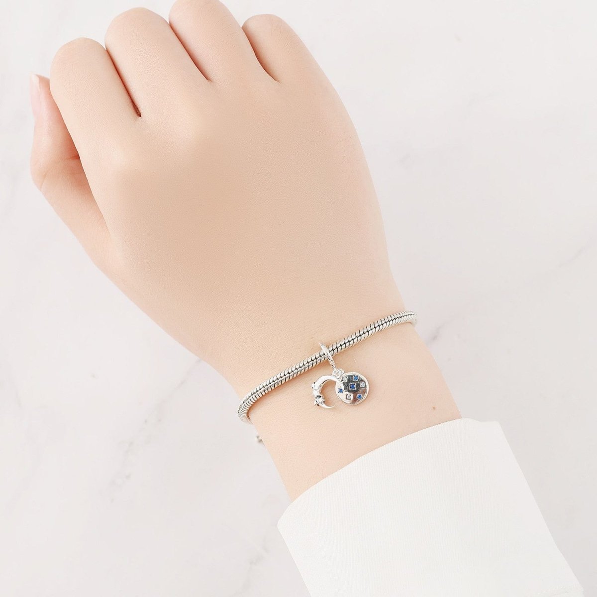 Liora Atelier Crescent Moon and Starry Sky Charm