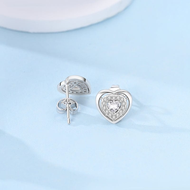 Liora Atelier Crystal Heart Sparkle Studs