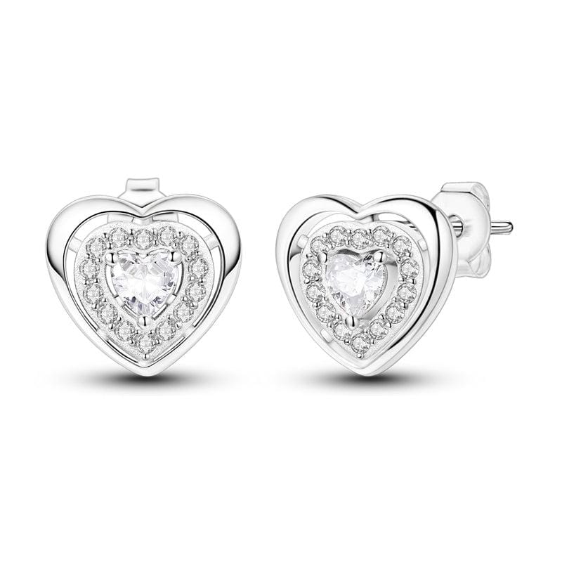 Liora Atelier Crystal Heart Sparkle Studs