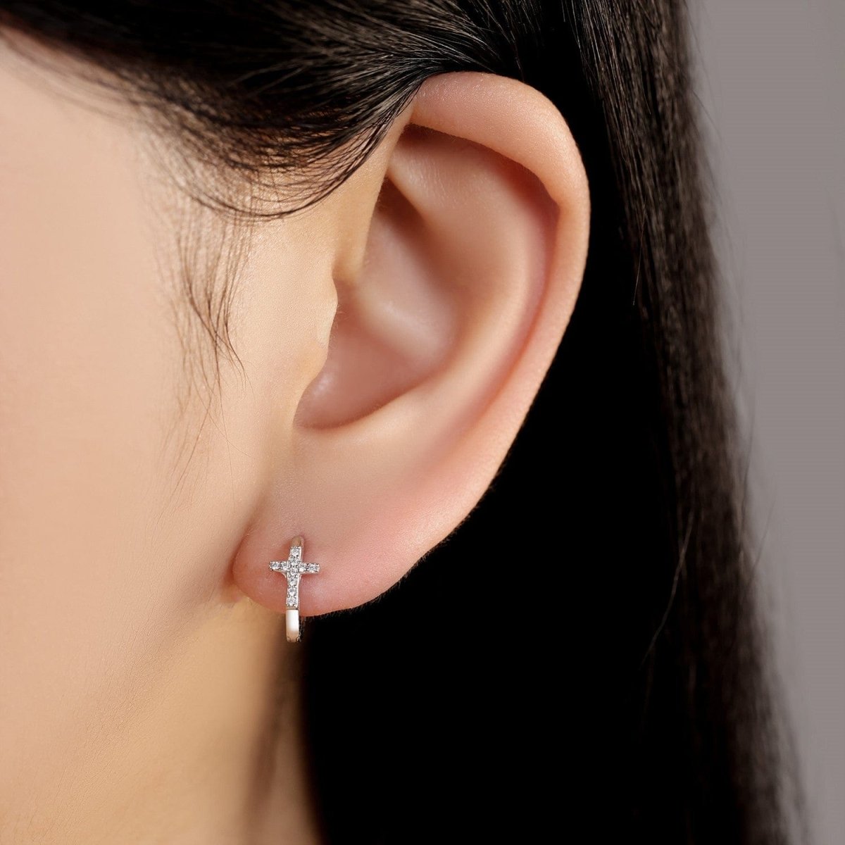 Liora Atelier Dazzling Faith Hoop Earrings