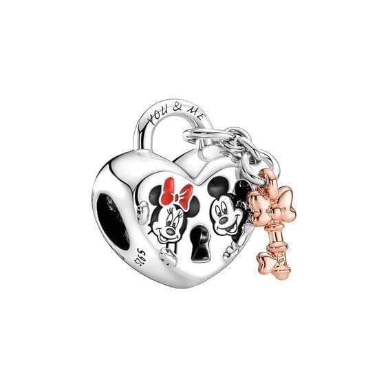 Liora Atelier Disney Mickey Mouse & Minnie Mouse Padlock Charm