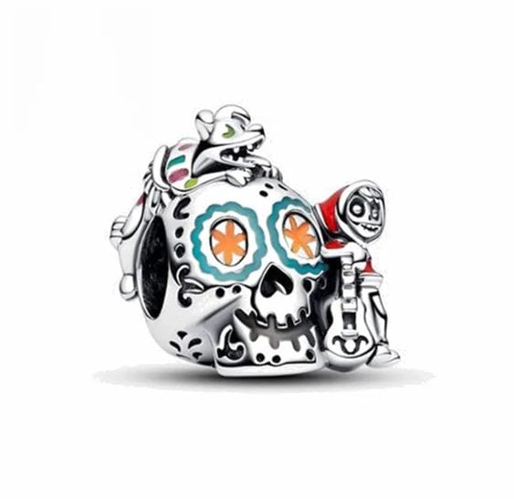 Liora Atelier Disney Pixar Coco Miguel & Dante Skull Glow - in - the - dark Charm