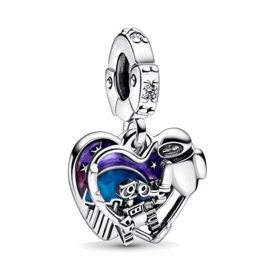 Liora Atelier Disney Pixar Wall - E & Eve Glow - in - the - dark Dangle Charm