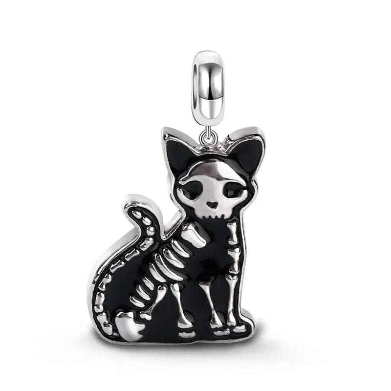 Liora Atelier Double Sided Cat Skeleton Charm