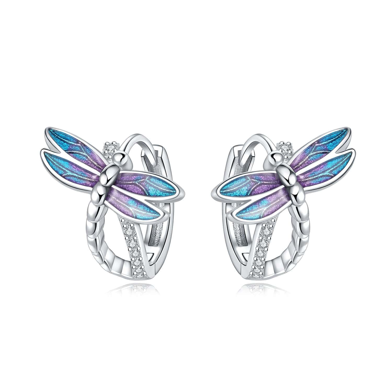 Liora Atelier Dragonfly Hoop Earrings