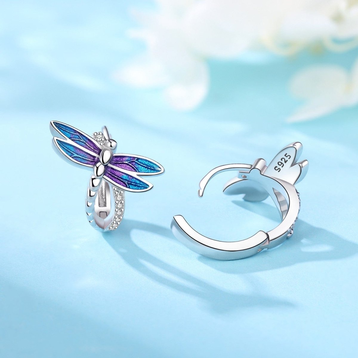 Liora Atelier Dragonfly Hoop Earrings