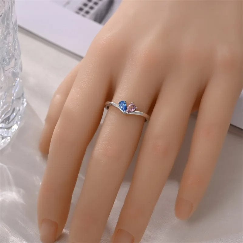 Liora Atelier Dual Teardrop Gemstone Ring