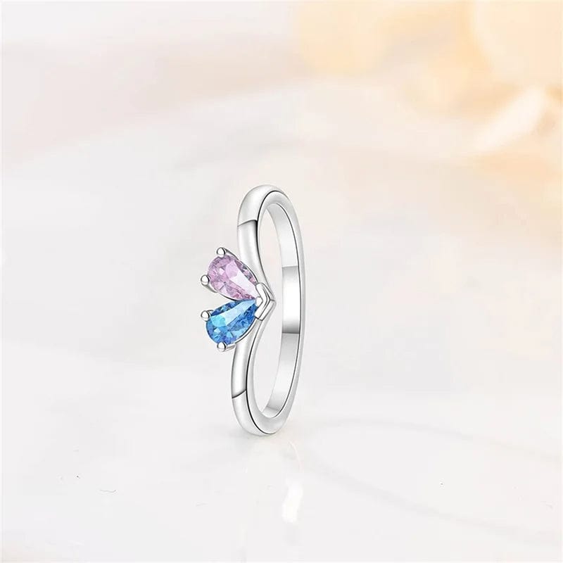 Liora Atelier Dual Teardrop Gemstone Ring