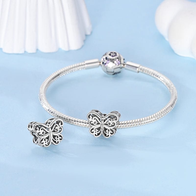 Liora Atelier Elegant Filigree Butterfly Charm