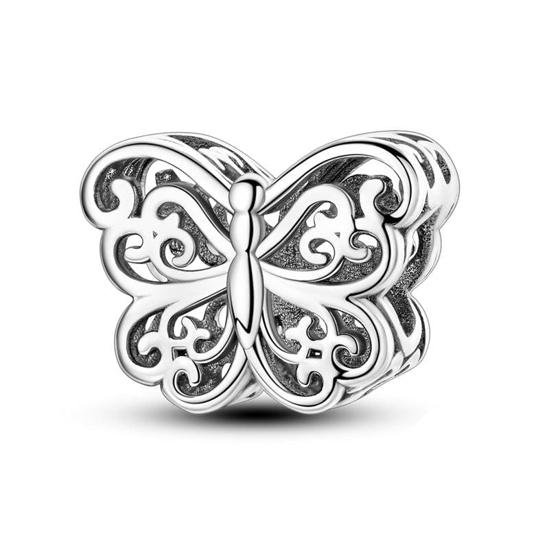Liora Atelier Elegant Filigree Butterfly Charm
