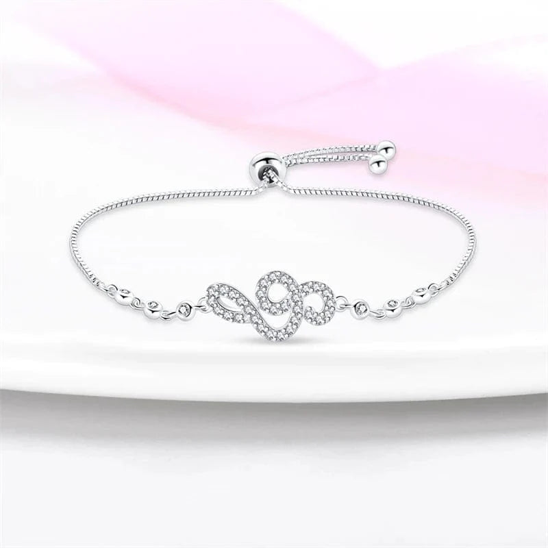 Liora Atelier Elegant Infinity Crystal Bracelet