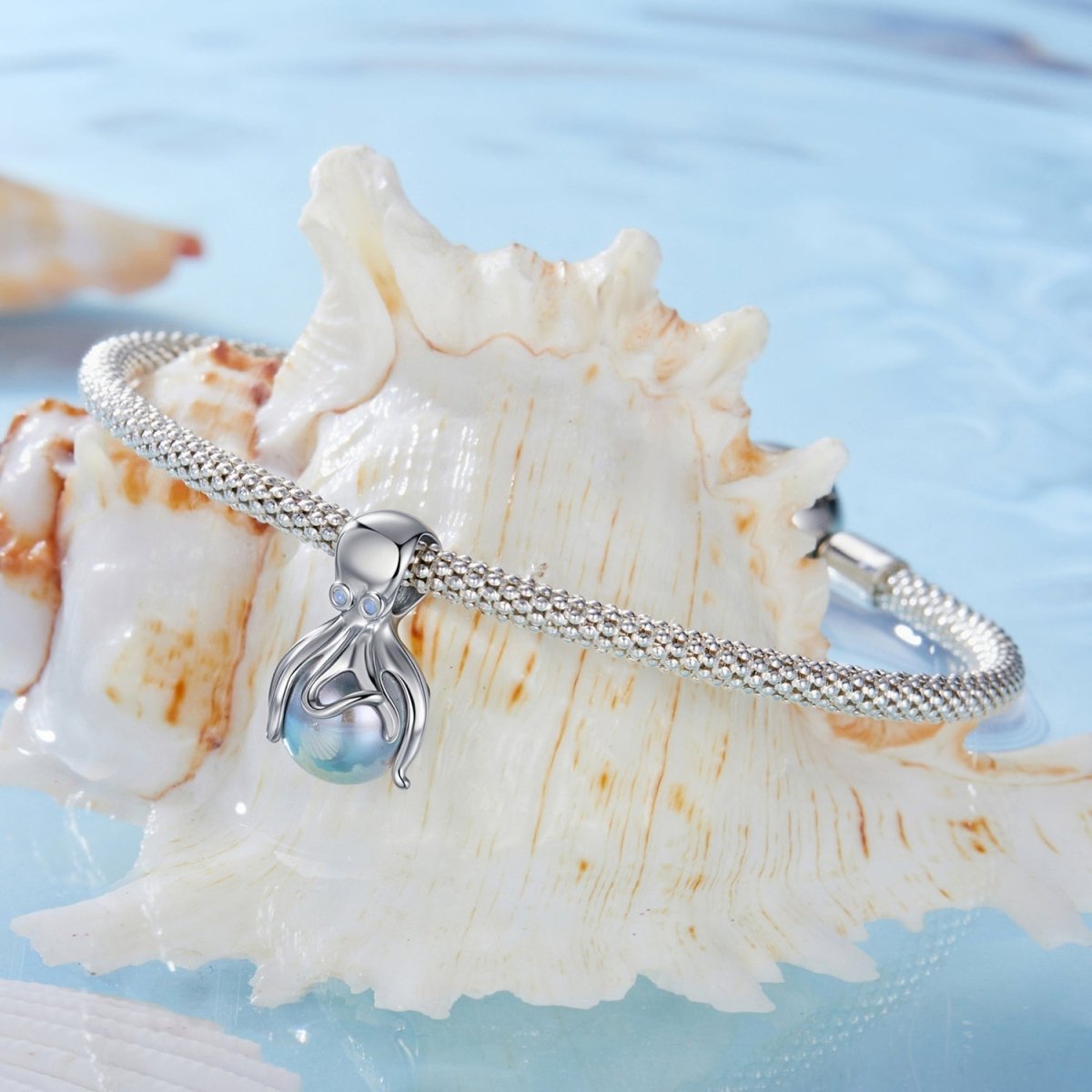 Liora Atelier Elegant Octopus & Pearl Charm