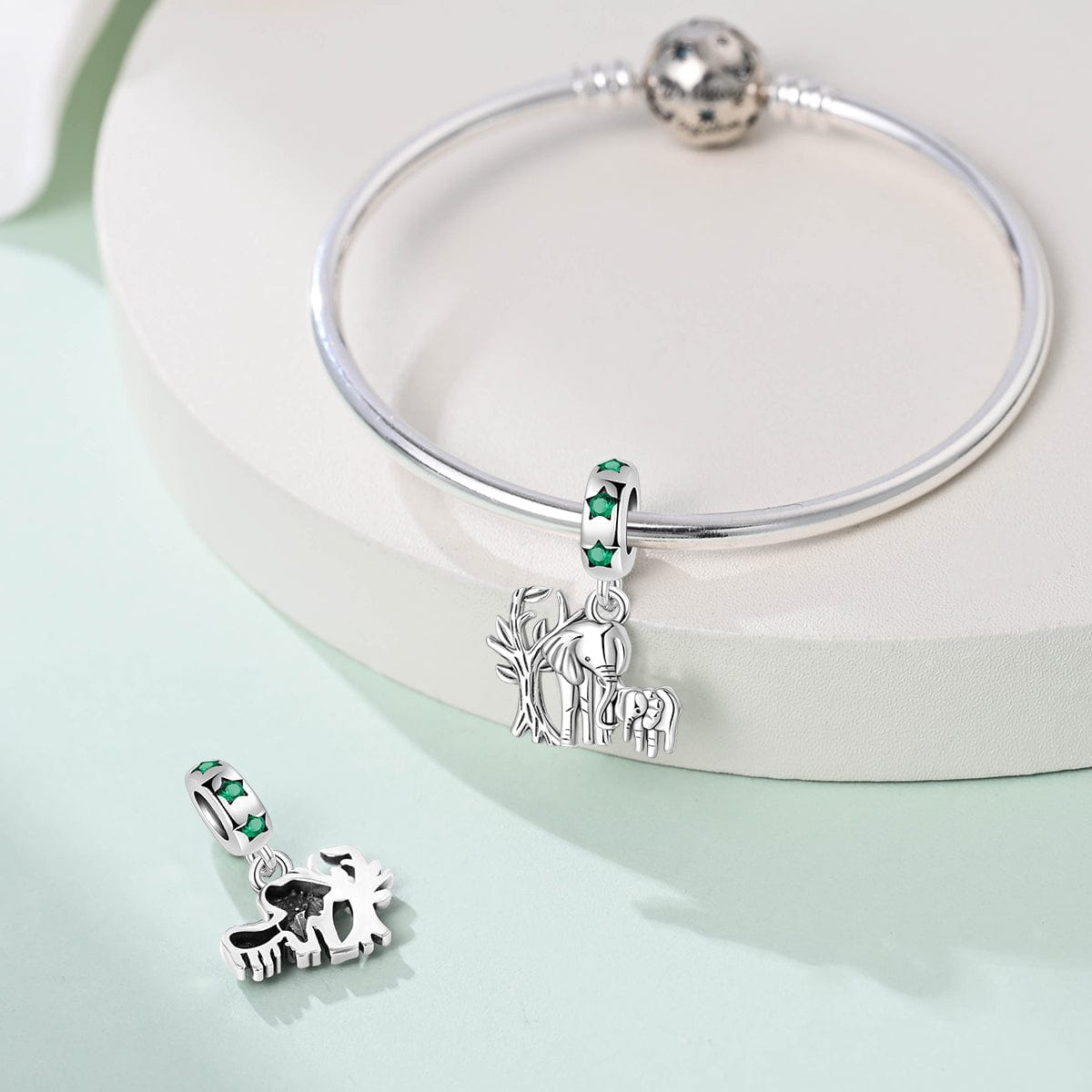 Liora Atelier Elephant Family Dangle Charm