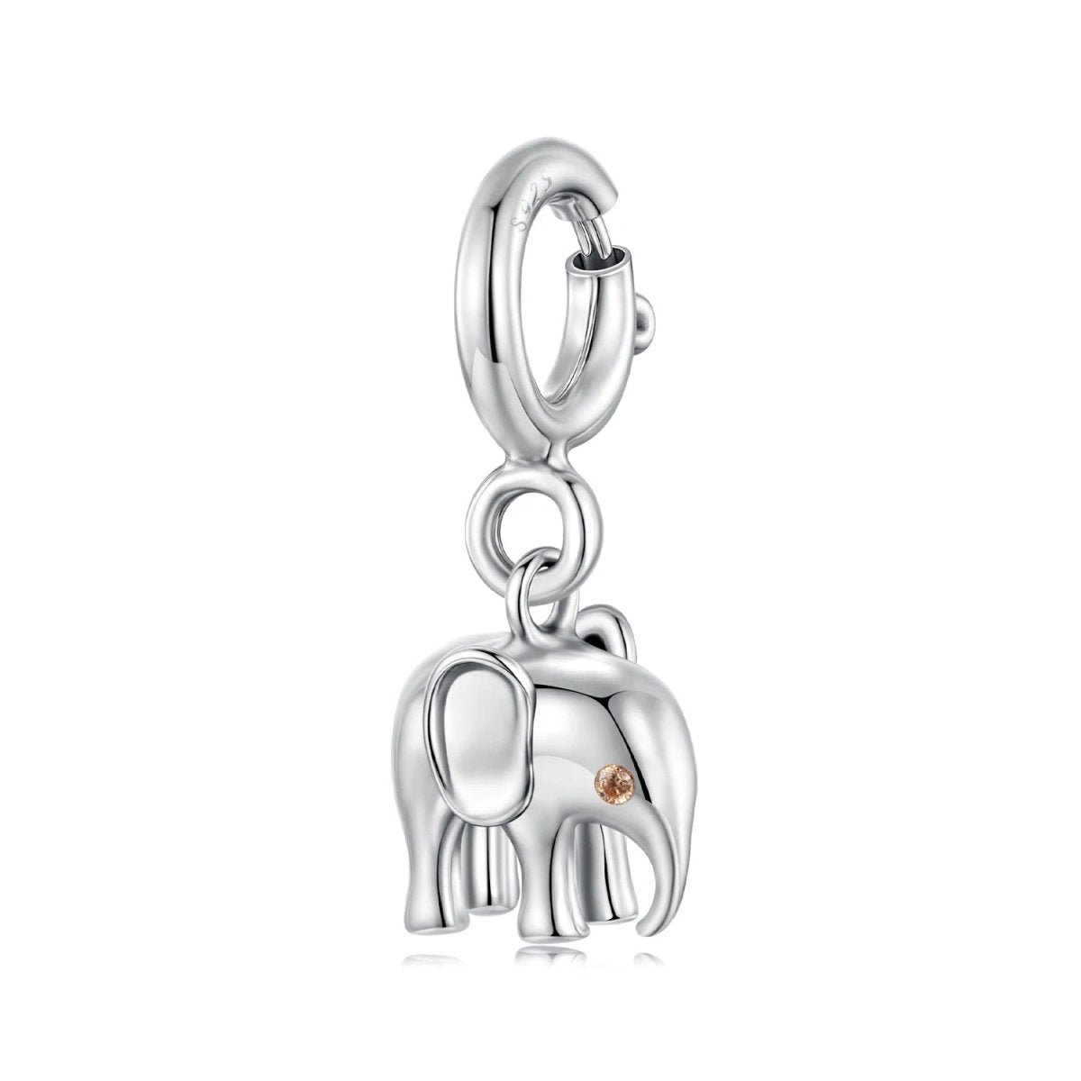 Liora Atelier Elephant with Crystal Eye Dangle Charm