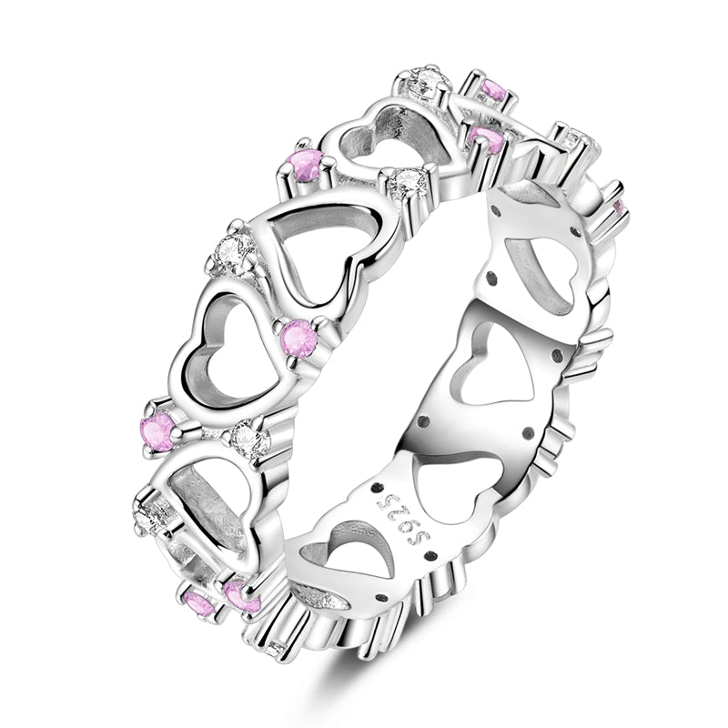 Liora Atelier Eternal Love Heart Band Ring