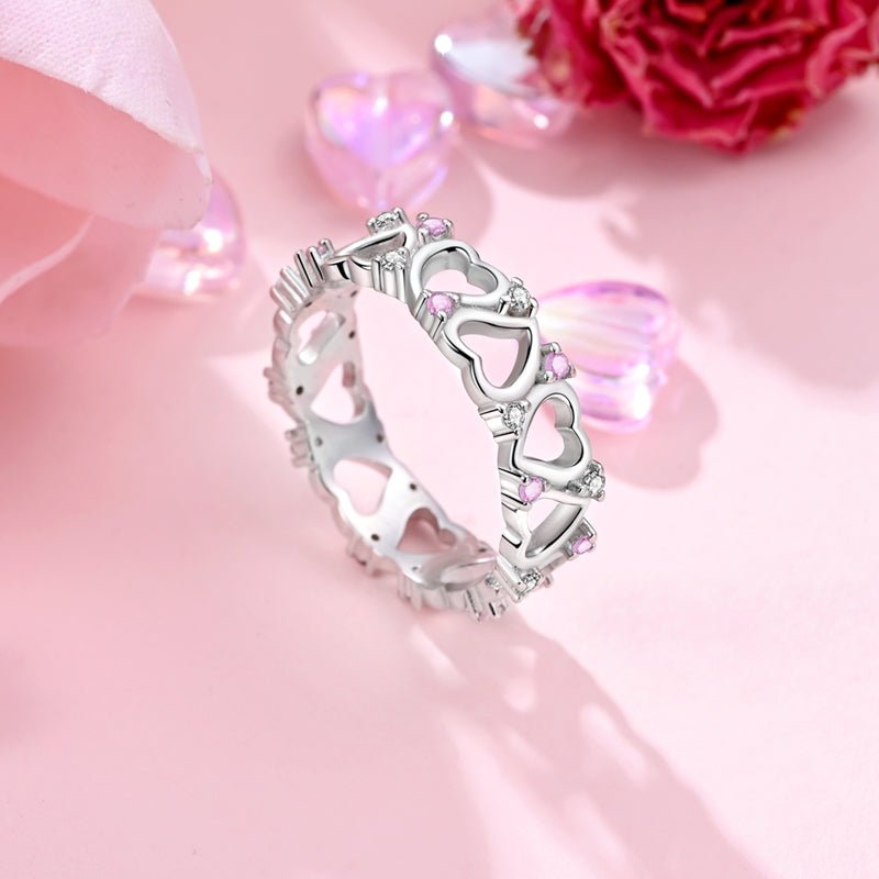 Liora Atelier Eternal Love Heart Band Ring