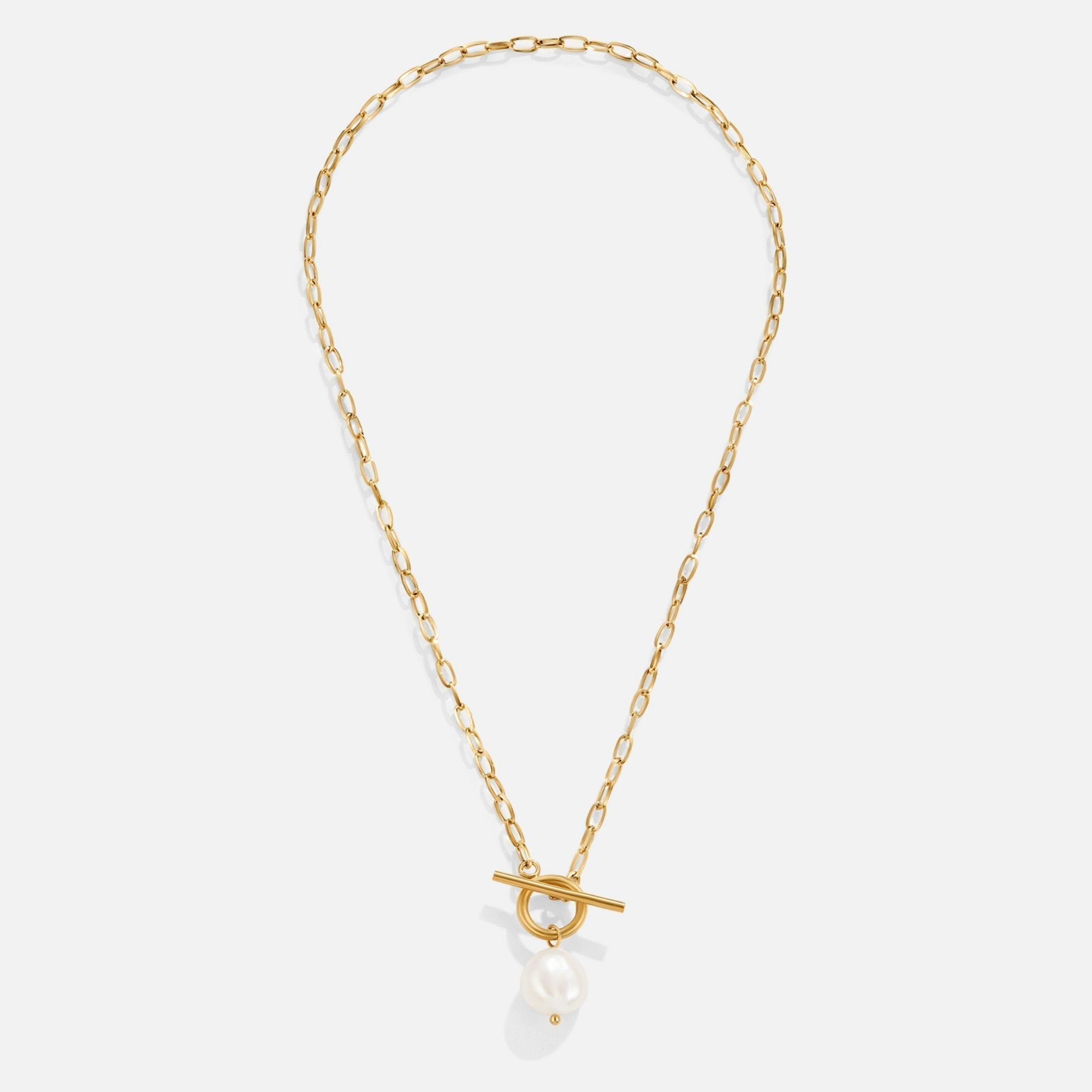 Eva Süßwasserperlen Goldkette