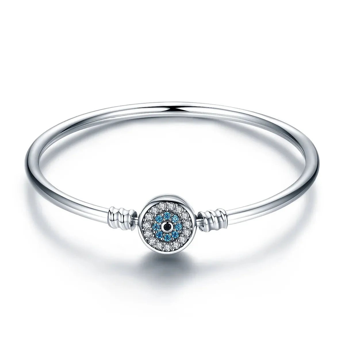 Liora Atelier Evil Eye Pavé Charm Bangle