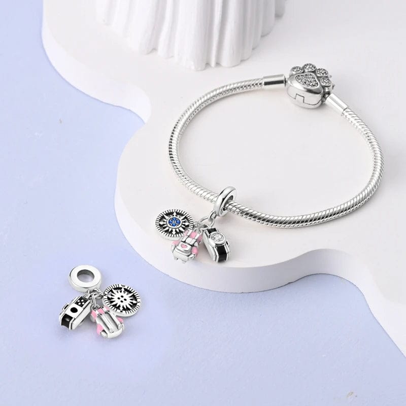 Liora Atelier Explorer Camera and Backpack Travel Dangle Charm