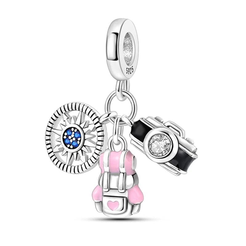 Liora Atelier Explorer Camera and Backpack Travel Dangle Charm