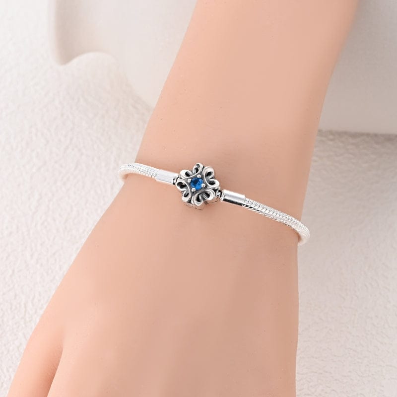 Liora Atelier Floral Blue Gem Elegance Bracelet