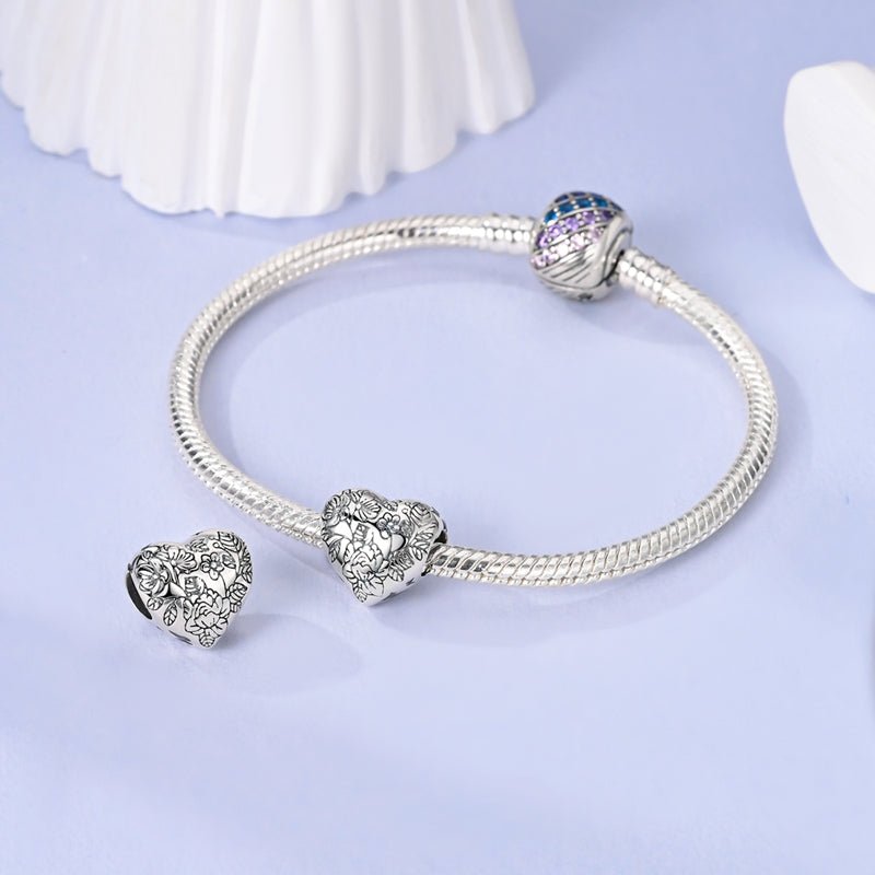 Liora Atelier Floral Heart Charm