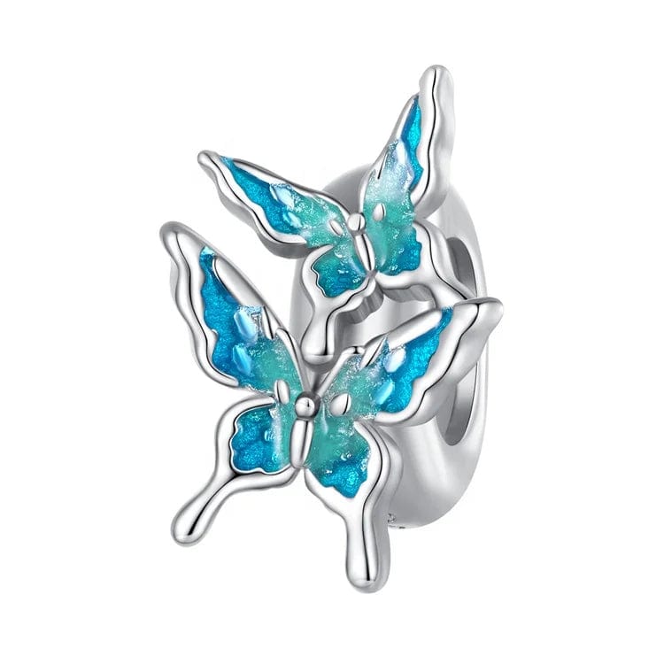Liora Atelier Fluttering Blue Duo Butterfly Charm