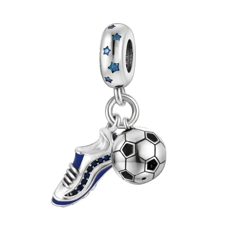 Liora Atelier Football Ball and Shoe Double Dangle Charm