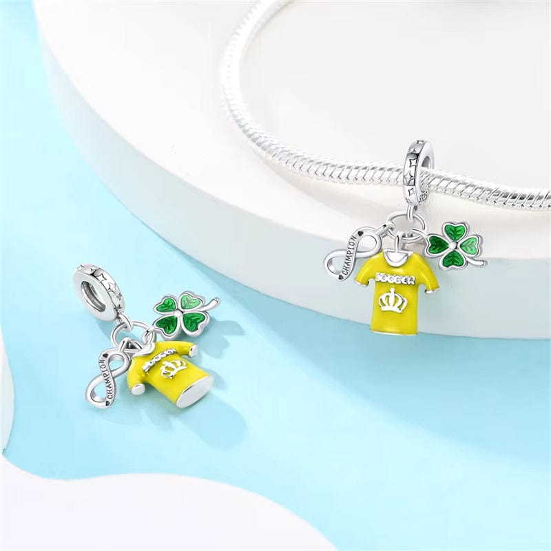 Liora Atelier Forever Champions Soccer Luck Triple Dangle Charm