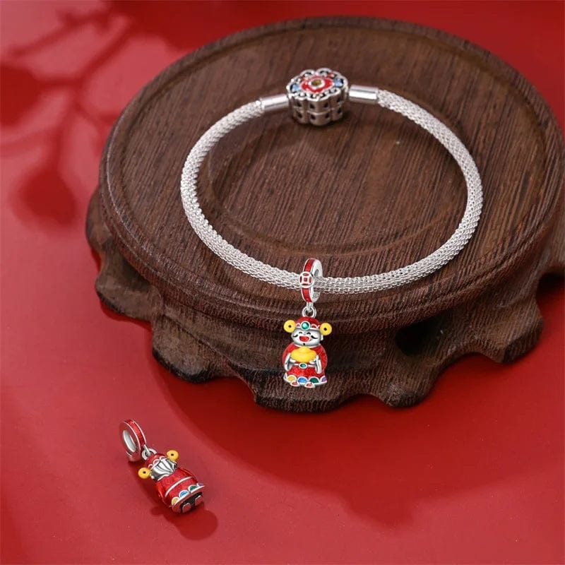 Liora Atelier Fortune - Bearing Caishen God of Wealth Dangle Charm