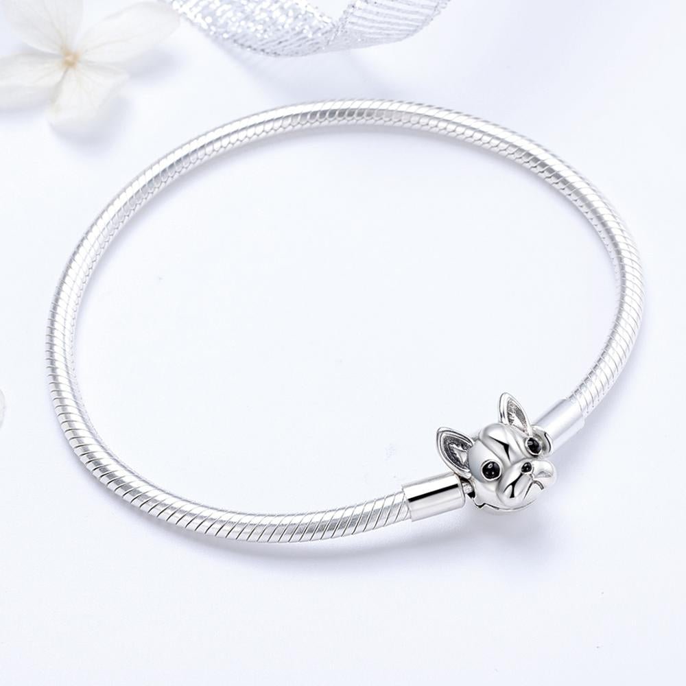 Liora Atelier French Bulldog Charm Bracelet