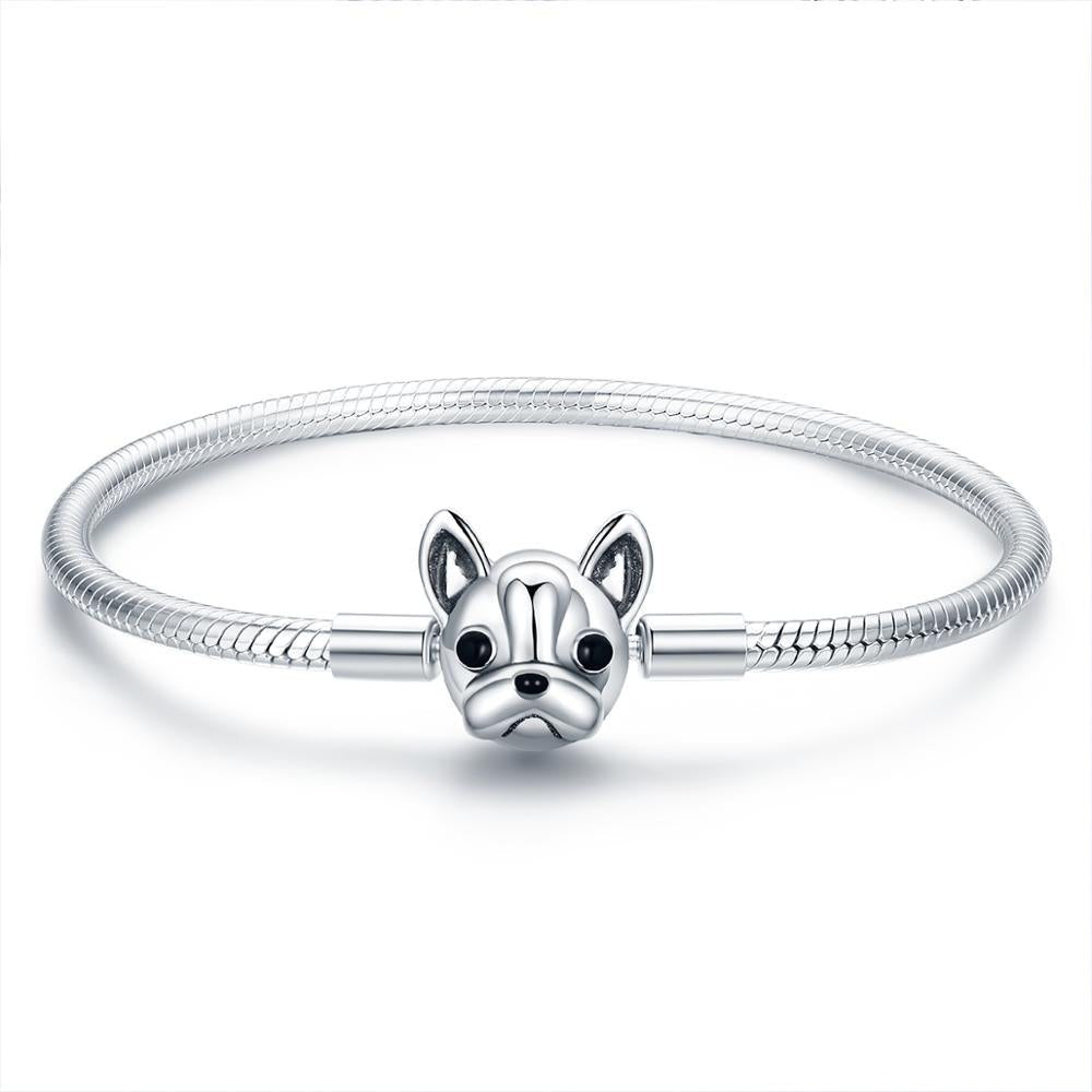 Liora Atelier French Bulldog Charm Bracelet