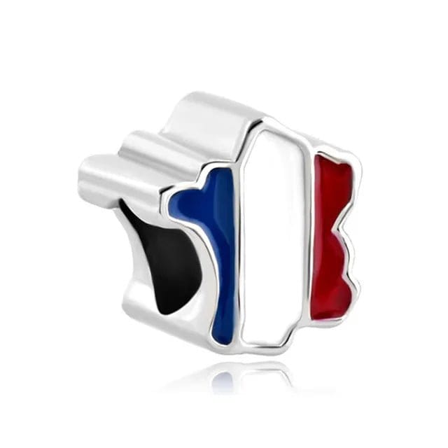 Liora Atelier French Map Flag Charm