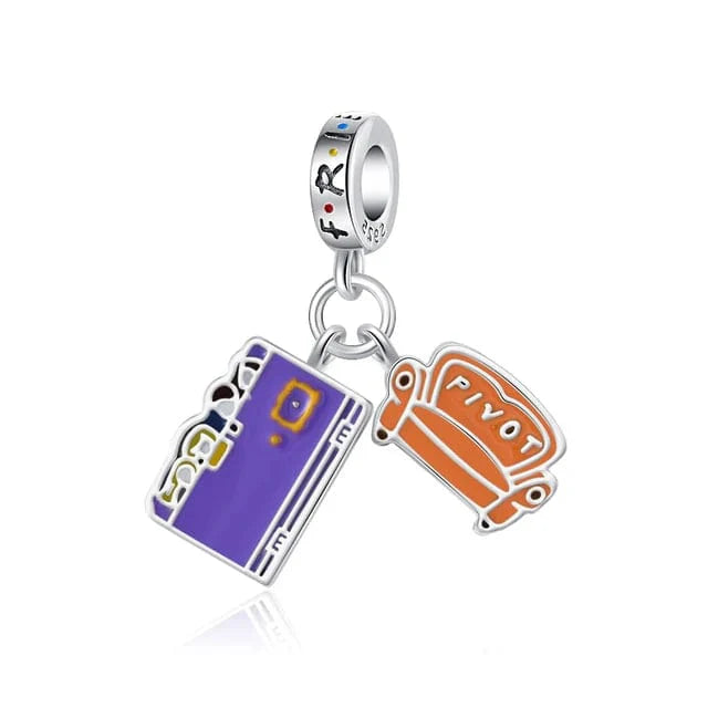 Liora Atelier Friends TV Series Door and Central Perk Sofa Dangle Charm