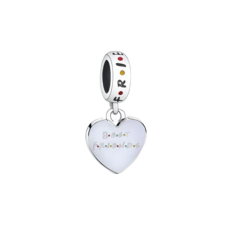 Liora Atelier Friends TV Series Heartwarming Best Friends Heart Charm