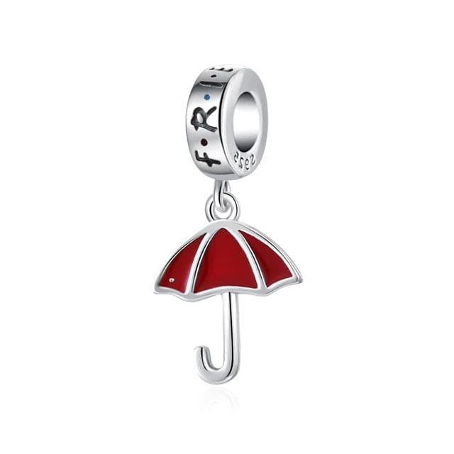 Liora Atelier Friends TV Series Red Umbrella Dangle Charm